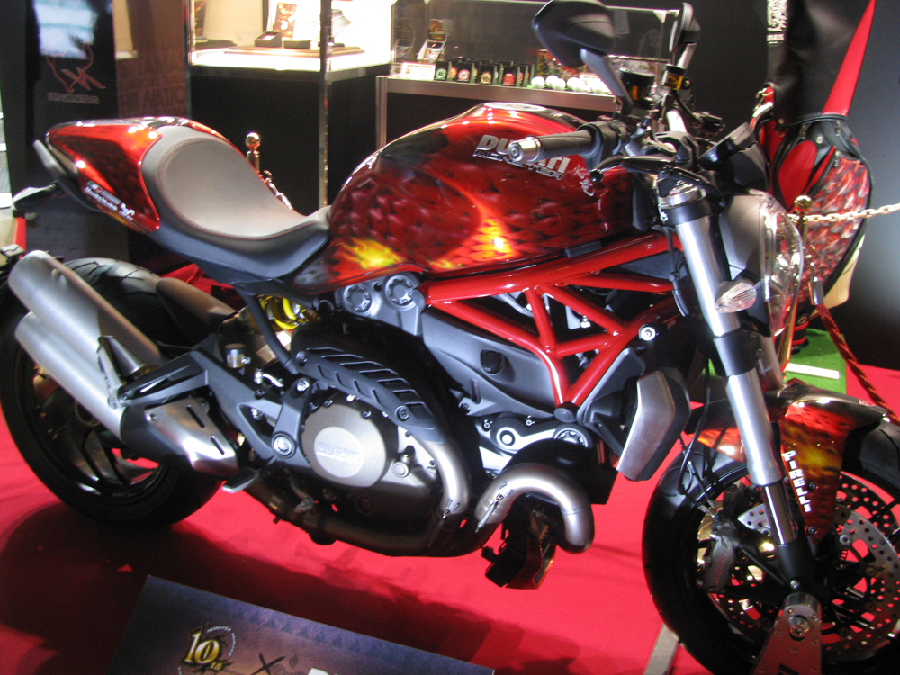 Monhun customized bike. I still can't believe you can actually BUY one of those